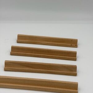 Scrabble Wood Tile Holder Trays LOT of 4 Replacements from Scrabble Game